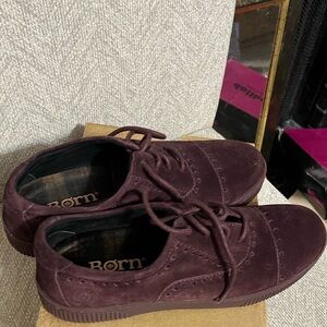 Burgundy boss sneakers size 8.5
